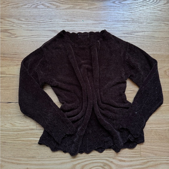 Elegant Brown Women's Sweater - Picture 1 of 3